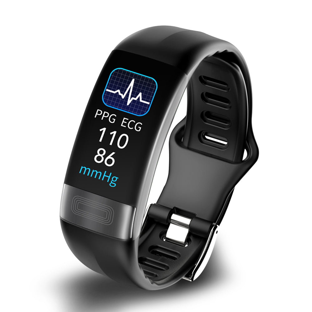 Smartes Gesundheitsarmband | Blutdruck, EKG, SpO2, Schlaf | Aktivitätsanalyse | PulseVista