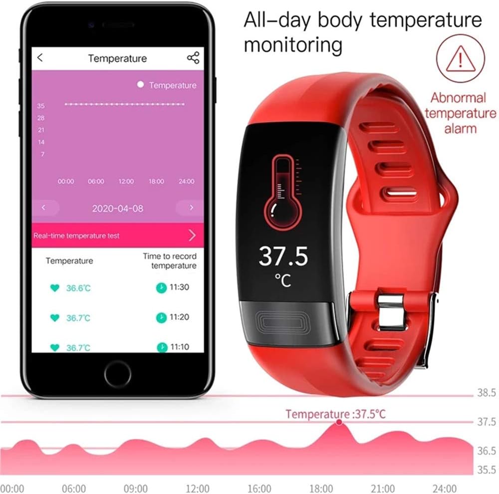 Smartwatch | Blutdruck- und EKG-Überwachung | Herzfrequenzmessung | VitalBand
