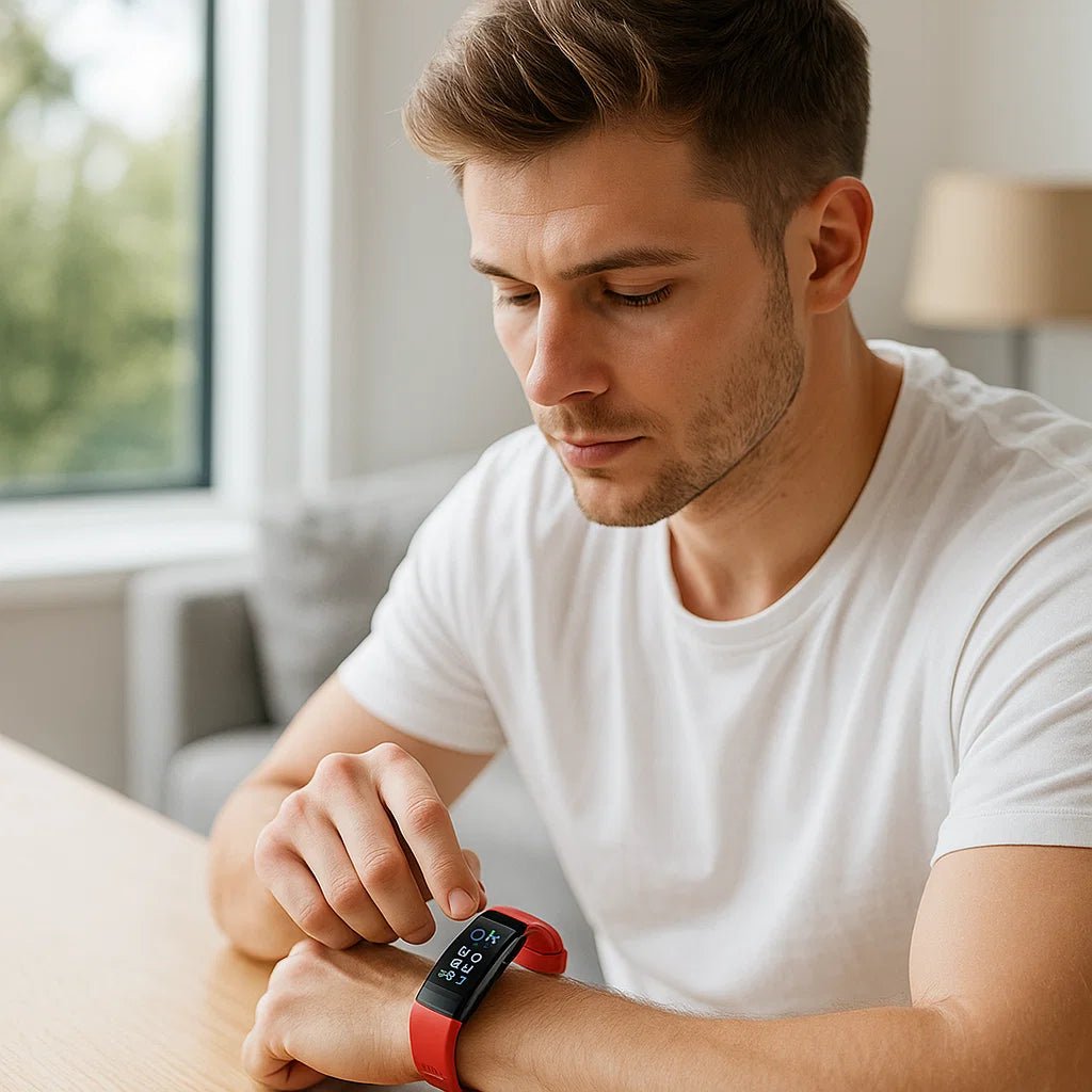 Smartwatch EKG & Blutdruck PPG | Schlafüberwachung | Bluetooth iOS & Android | Vitalband