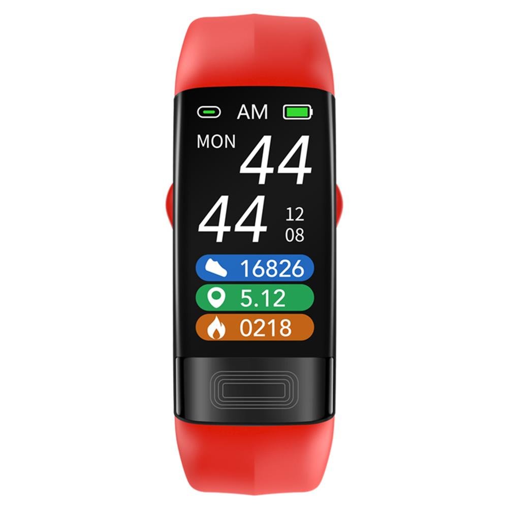 Smartwatch EKG & Blutdruck PPG | Schlafüberwachung | Bluetooth iOS & Android | Vitalband