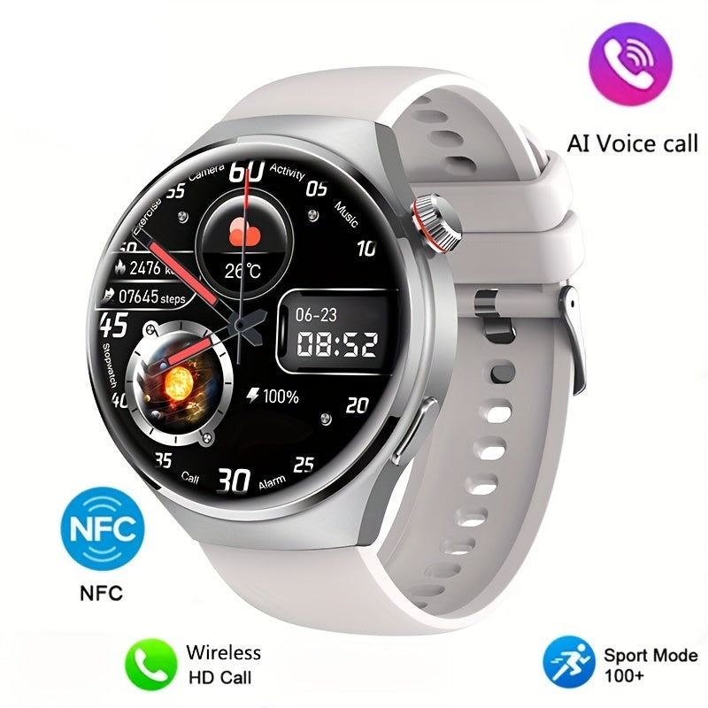 Smartwatch NFC Herren | Gesundheits-Tracking | Wasserdicht | OrbitX