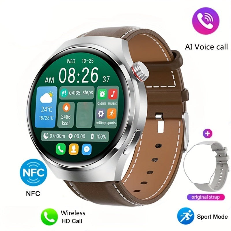 Smartwatch NFC Herren | Gesundheits-Tracking | Wasserdicht | OrbitX