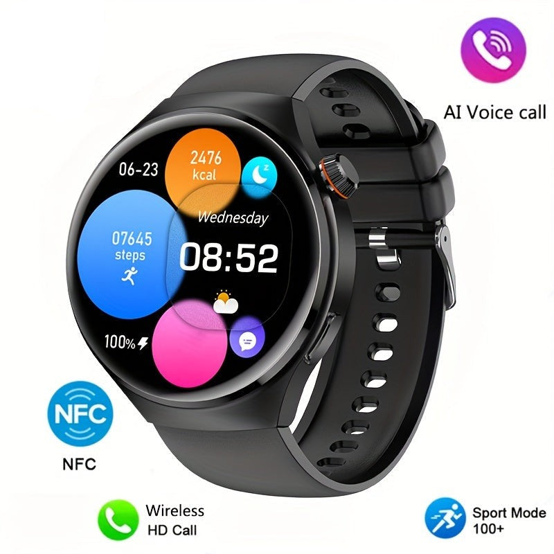 Smartwatch NFC Herren | Gesundheits-Tracking | Wasserdicht | OrbitX