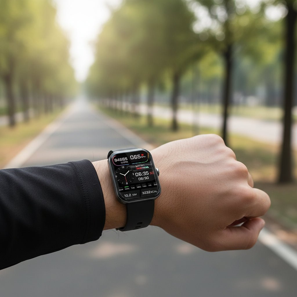 Smartwatch | Nicht-invasive Überwachung des Blutzuckertrends | Gesundheits- und Aktivitäts-Tracking | GlucoWatch