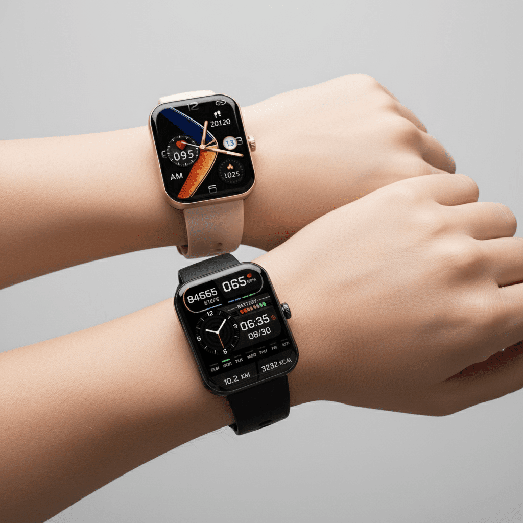 Smartwatch | Nicht-invasive Überwachung des Blutzuckertrends | Gesundheits- und Aktivitäts-Tracking | GlucoWatch