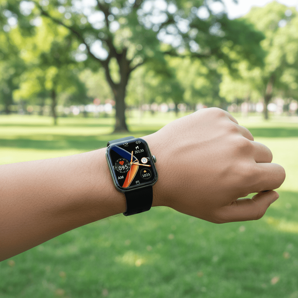Smartwatch | Nicht-invasive Überwachung des Blutzuckertrends | Gesundheits- und Aktivitäts-Tracking | GlucoWatch