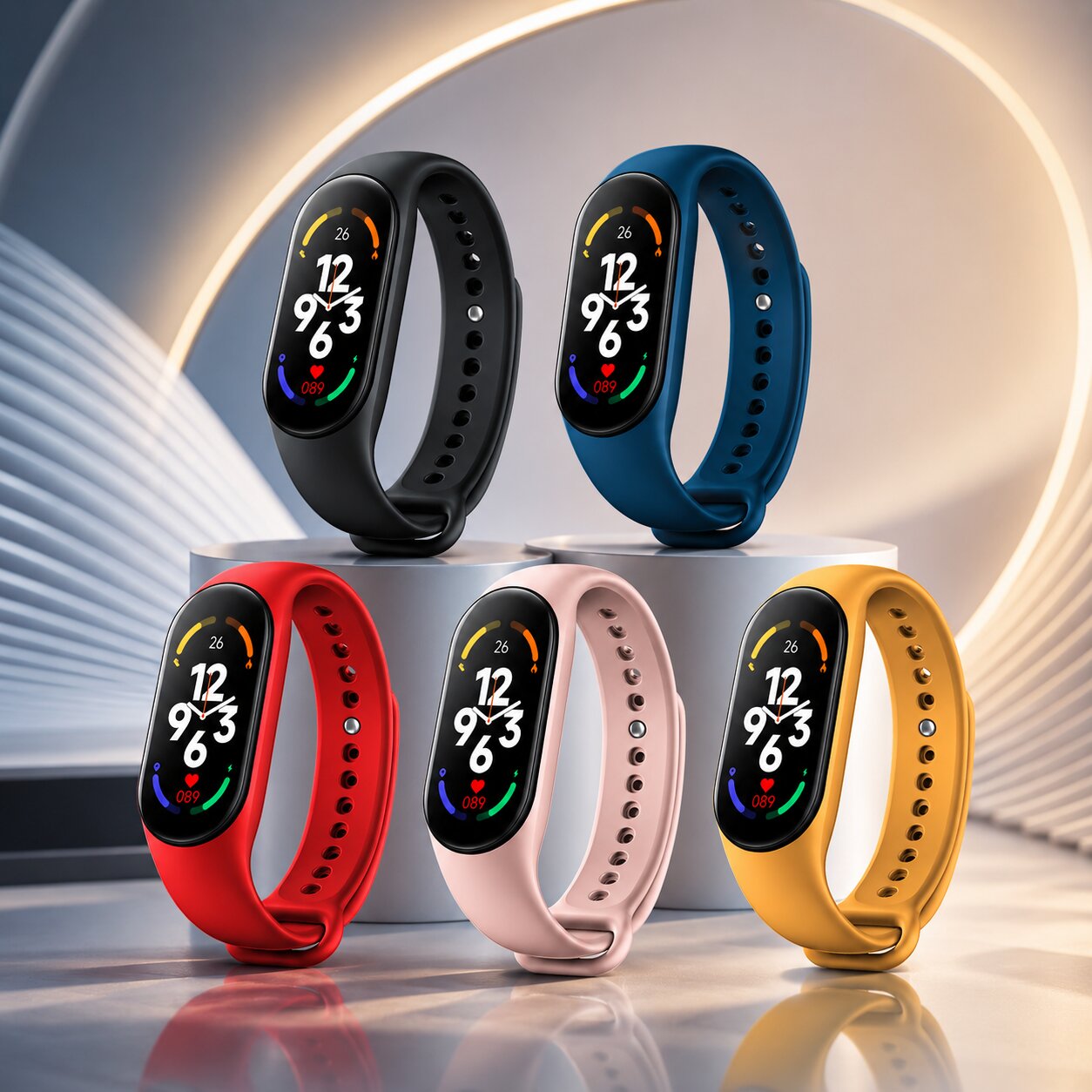 Smartwatch für Kinder | mit Farbdisplay | Fitness-Tracker mit Schritt- & Pulsanzeige | PlayPulse