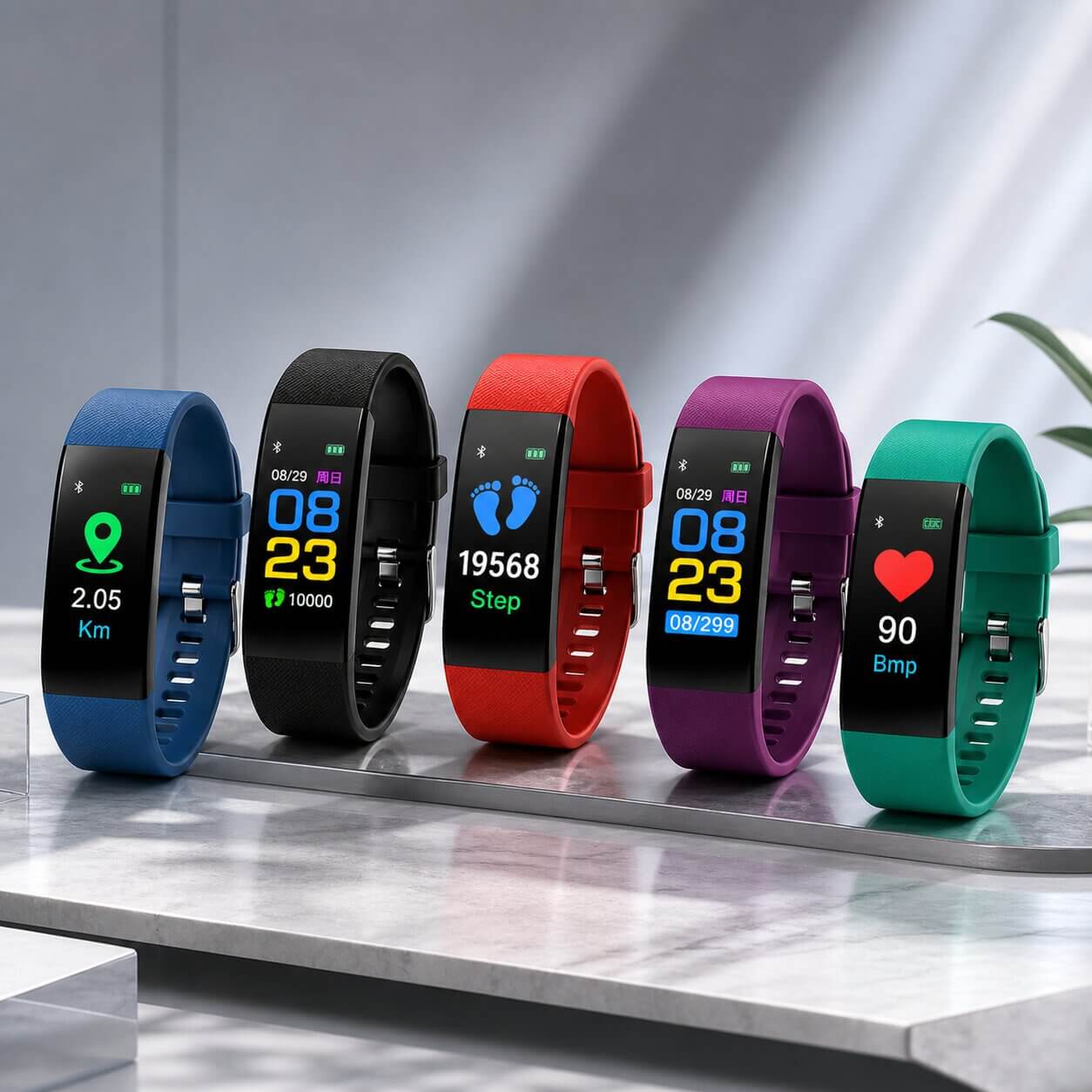 Smartwatch für Senioren | Mit Großem Display | Fitness-Tracker mit Schritt- & Pulsanzeige | VitaBand