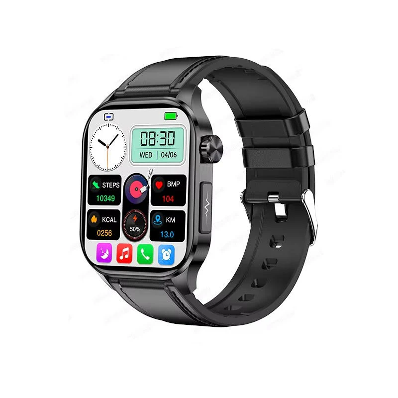Smartwatch mit Aktivitätstracking | 2,04 Zoll AMOLED Display & Sprachassistent | Bluetooth-Telefonie und Musiksteuerung