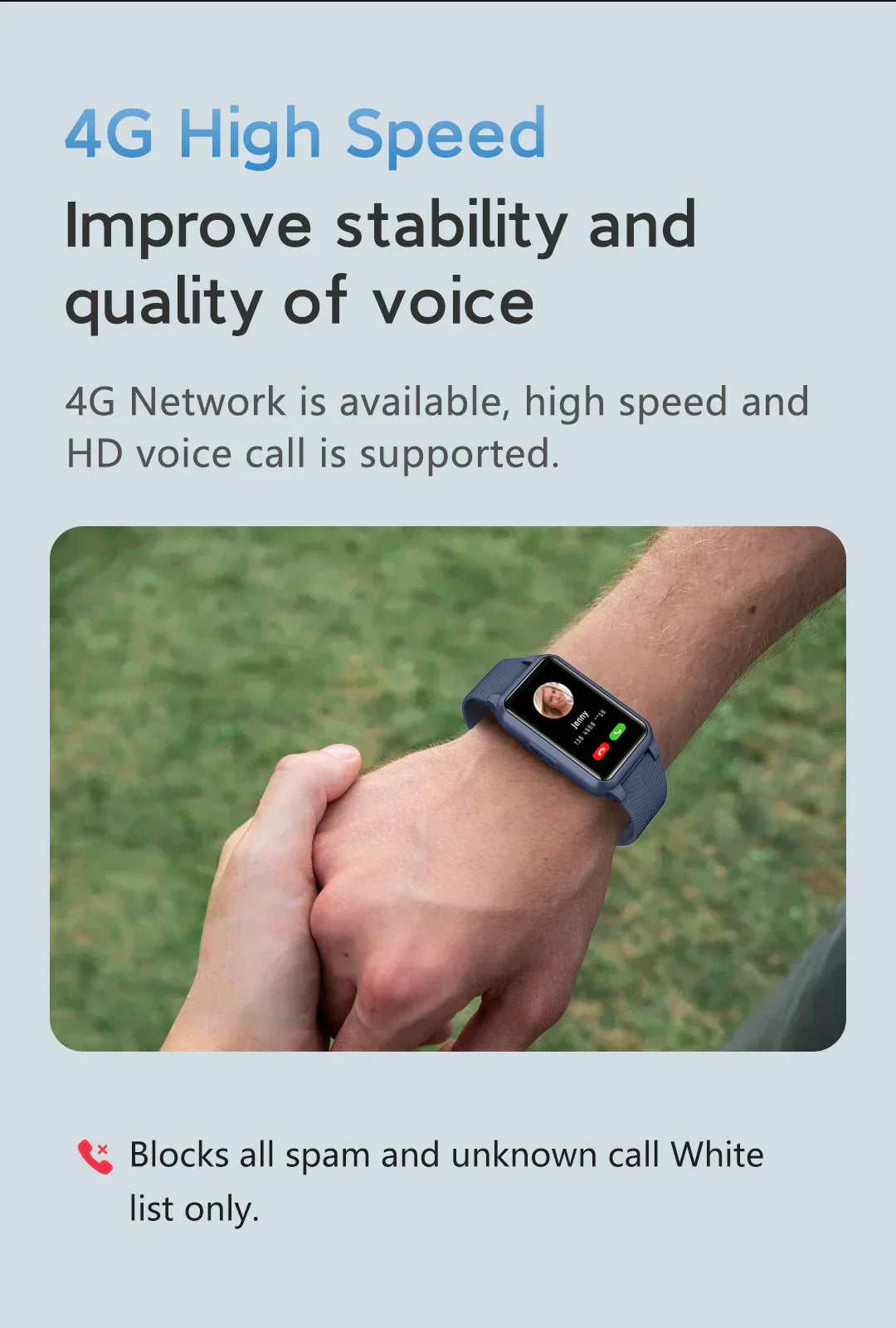 Smartwatch mit Sturzdetektion und GPS | Sturzerkennung SOS | GPS Ortung in Echtzeit | CareTrail