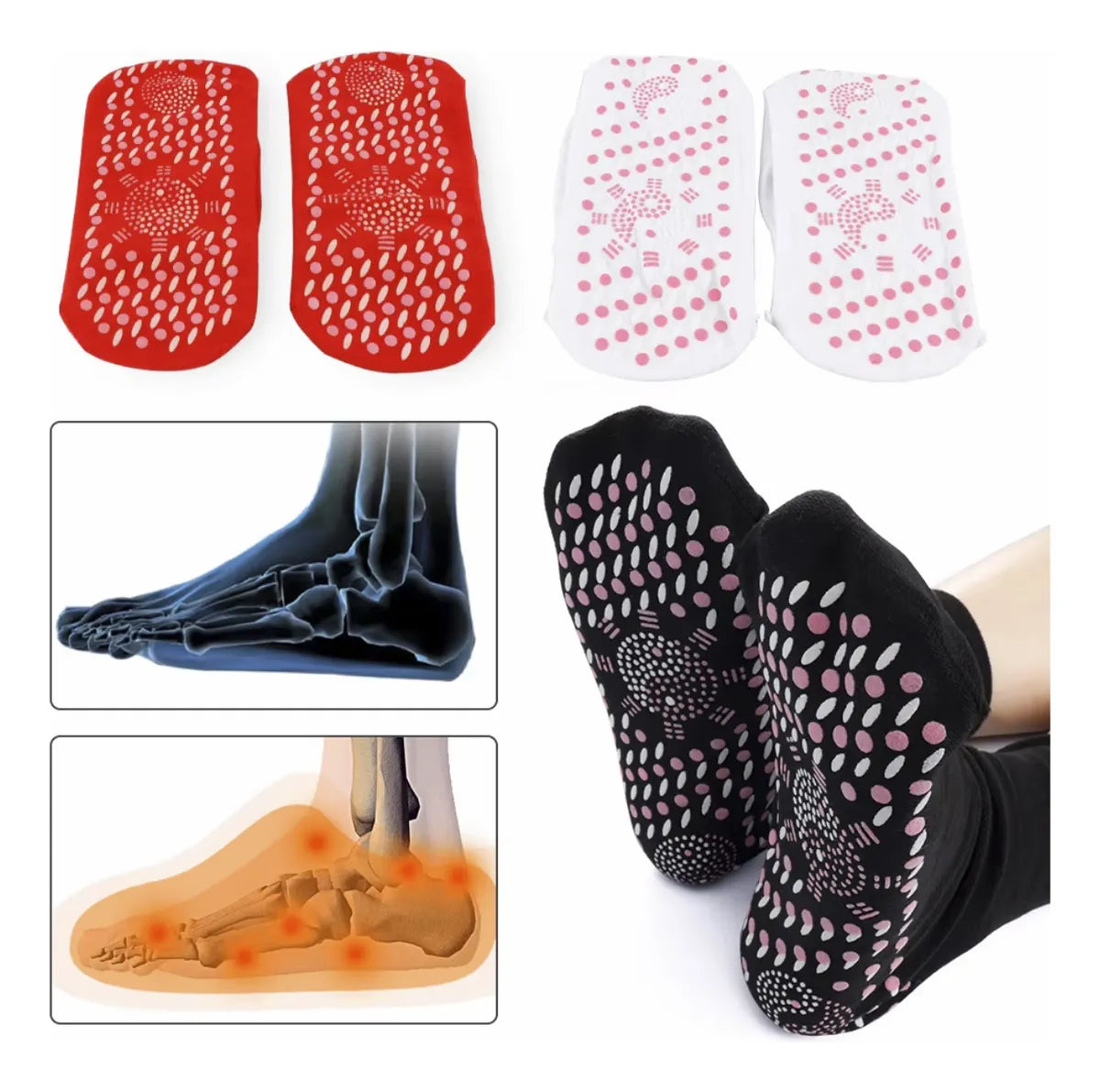 Socken | Selbsterwärmend | Fördert Durchblutung & Entspannung | ThermaStep