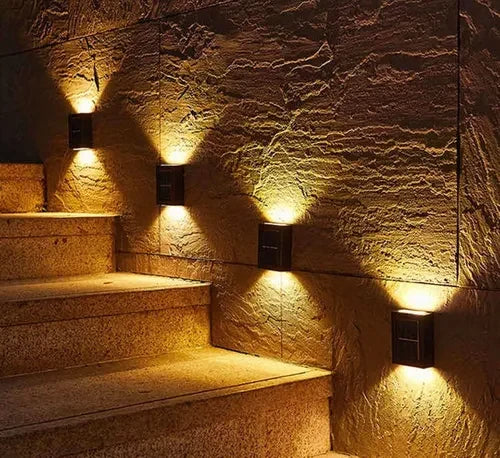 Solar-Außenleuchte LED kabellos wetterfest IP65 mit Warmweißem Licht 4
