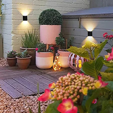 Solar-Außenleuchte LED kabellos wetterfest IP65 mit Warmweißem Licht 5