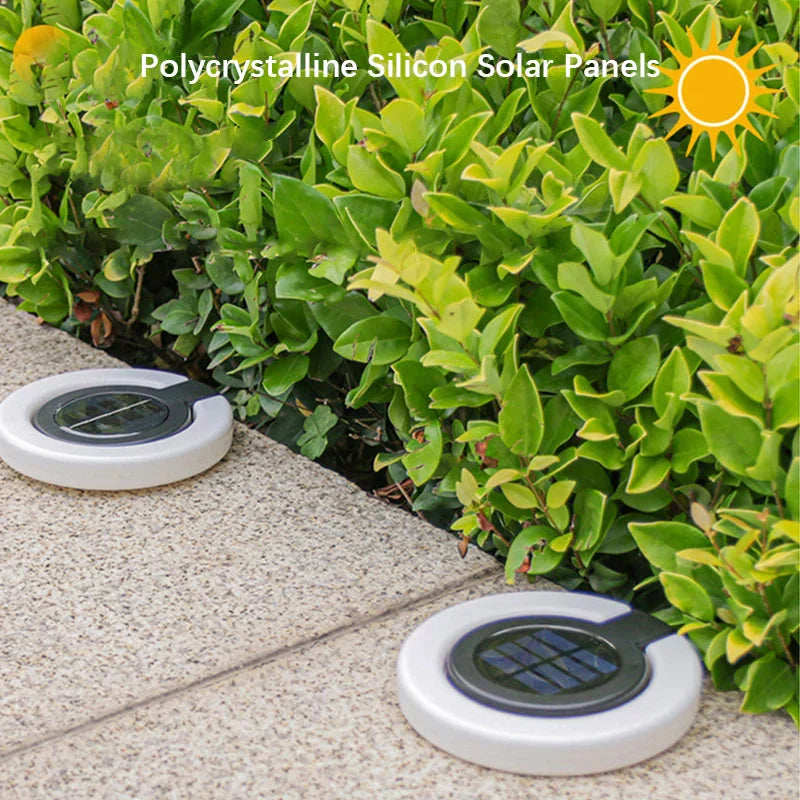 Solar-Bodenleuchte | 360 Grad Schwenkbarer | Automatische Dämmerungsschaltung | SolarPivot