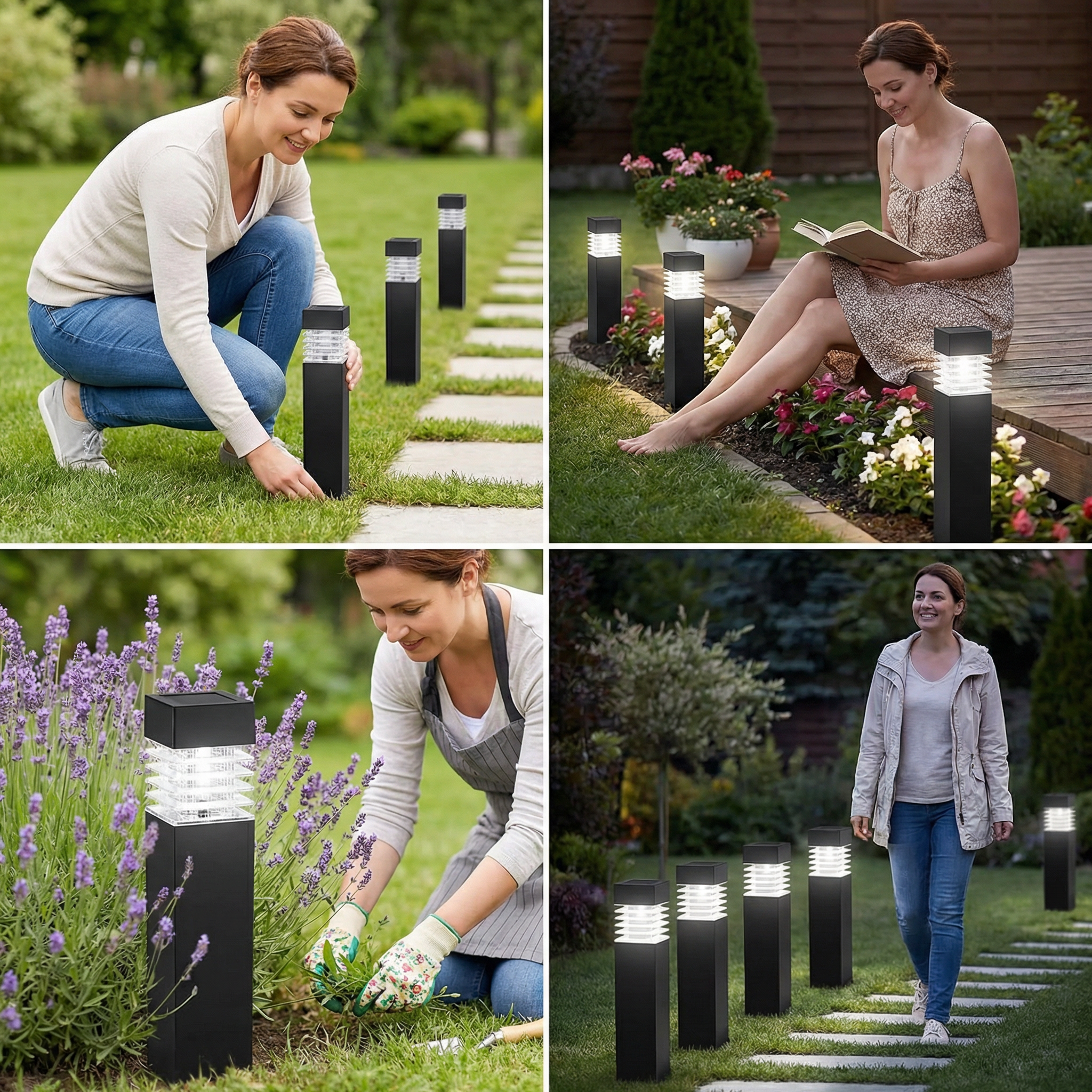 Solar-LED Bodenleuchten | Wasserdicht | Automatisch | SolarPath
