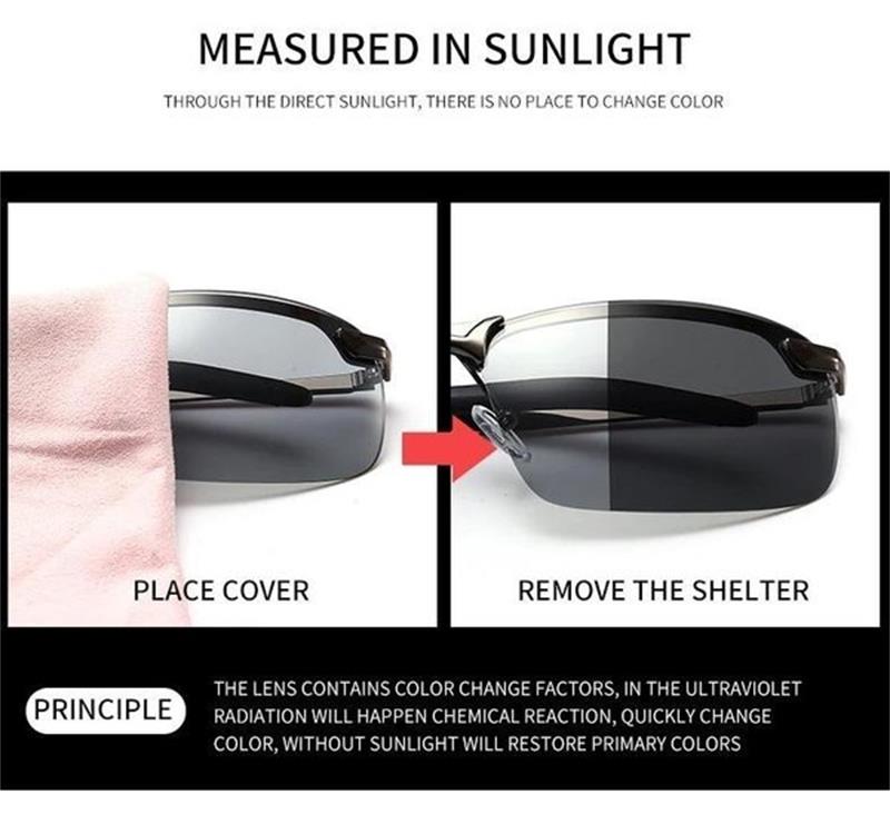 Sonnenbrille | Automatische Tönung | Ultraleicht | LumiShift