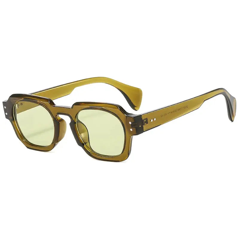 Sonnenbrille Retro-Stil | Eckige Retro-Fassung | Leicht | Auronis