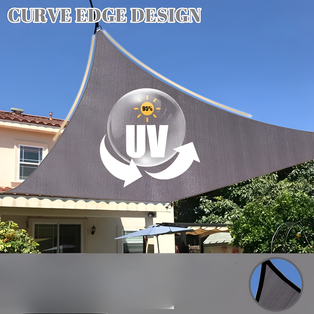 Sonnensegel Rechteckig Wasserdicht | Wasserdichtes Outdoor Gewebe | UV Schutz | SkyCover