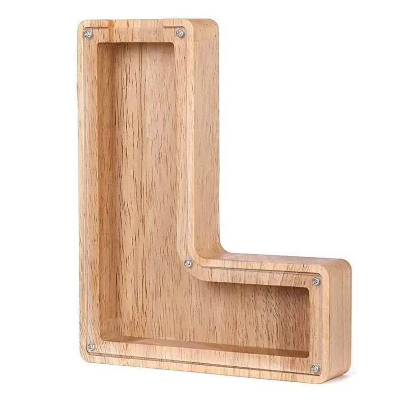 Spardose aus Holz mit Glaseinsatz | Zum Abschrauben, Münzen bleiben sichtbar | Sparhilfe zum Lernen und Verschenken 16