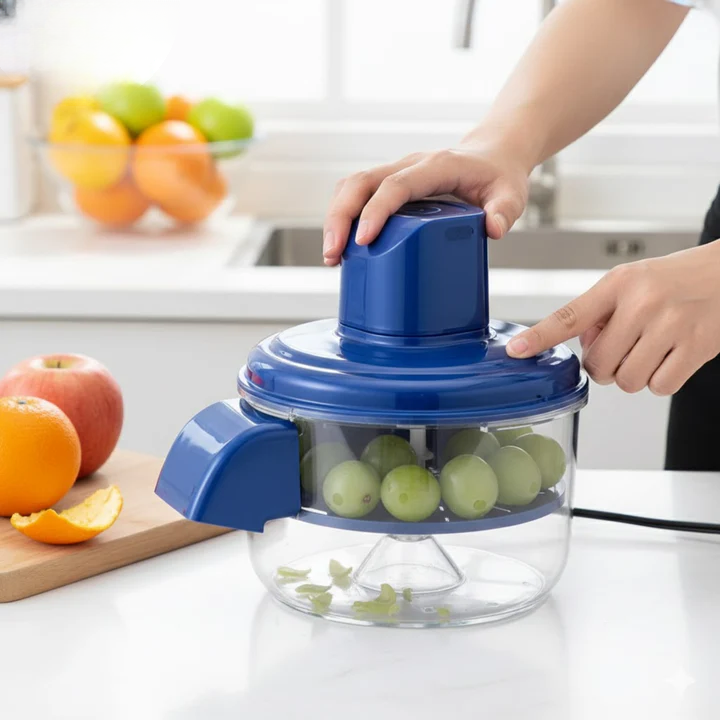 Sparschäler | Elektrischer Küchensparer | Schnelles Schälen per Knopfdruck | PeelMaster