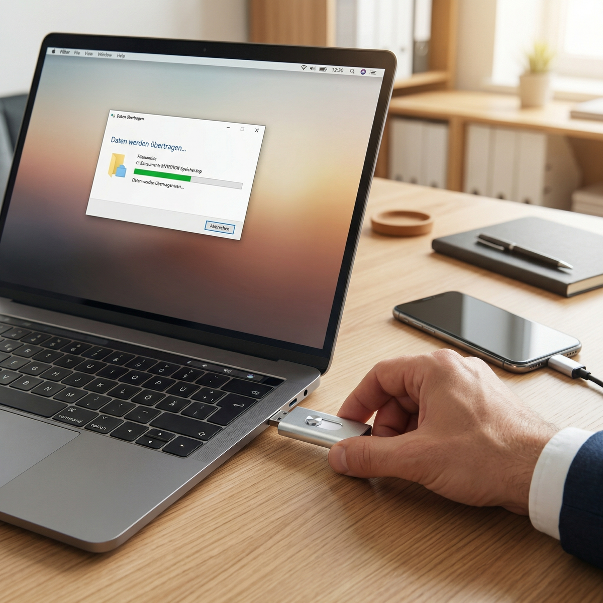 USB-Speicherstick 3-in-1 | USB 3.0 High-Speed mit Type-C & OTG-Adapter | 256 GB bis 1 TB Speichererweiterung für Smartphone & PC 6