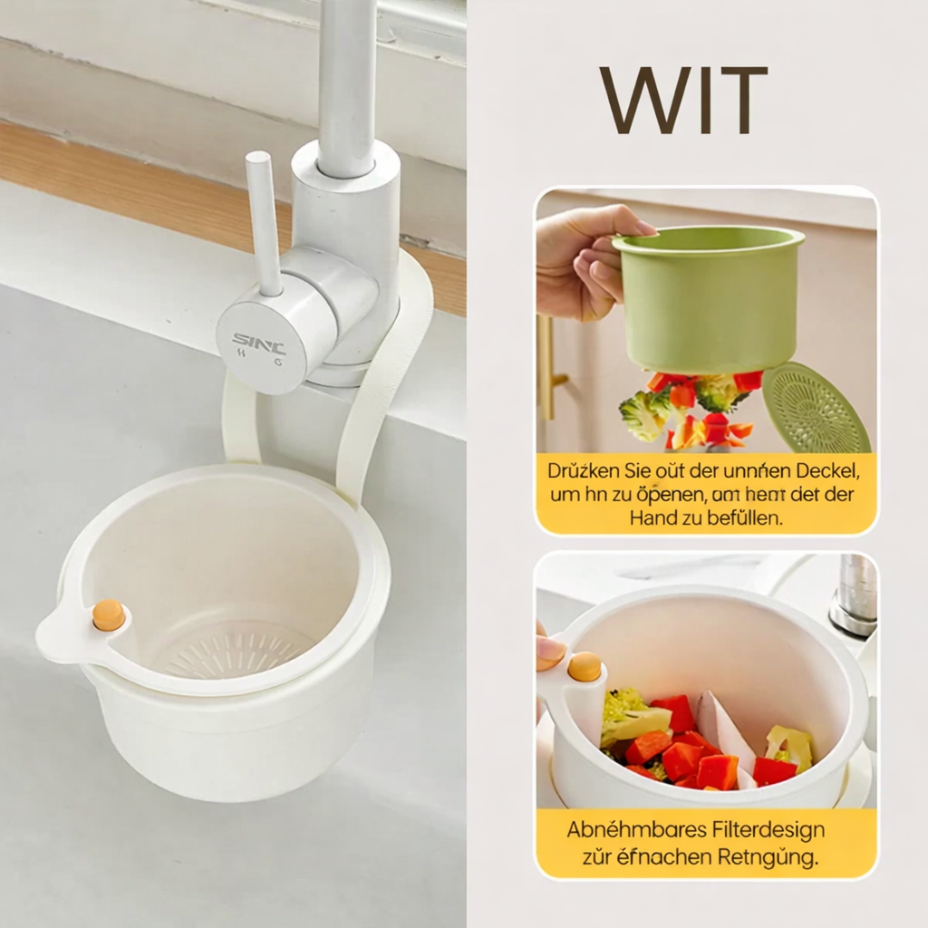 Spülbecken-Trocknungskorb | Abfluss-Organizer | Sauber & Geruchsfrei | FlowEase