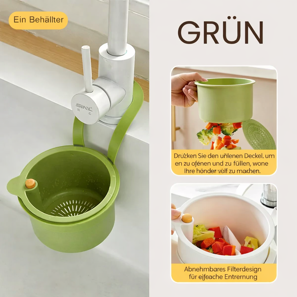 Spülbecken-Trocknungskorb | Abfluss-Organizer | Sauber & Geruchsfrei | FlowEase