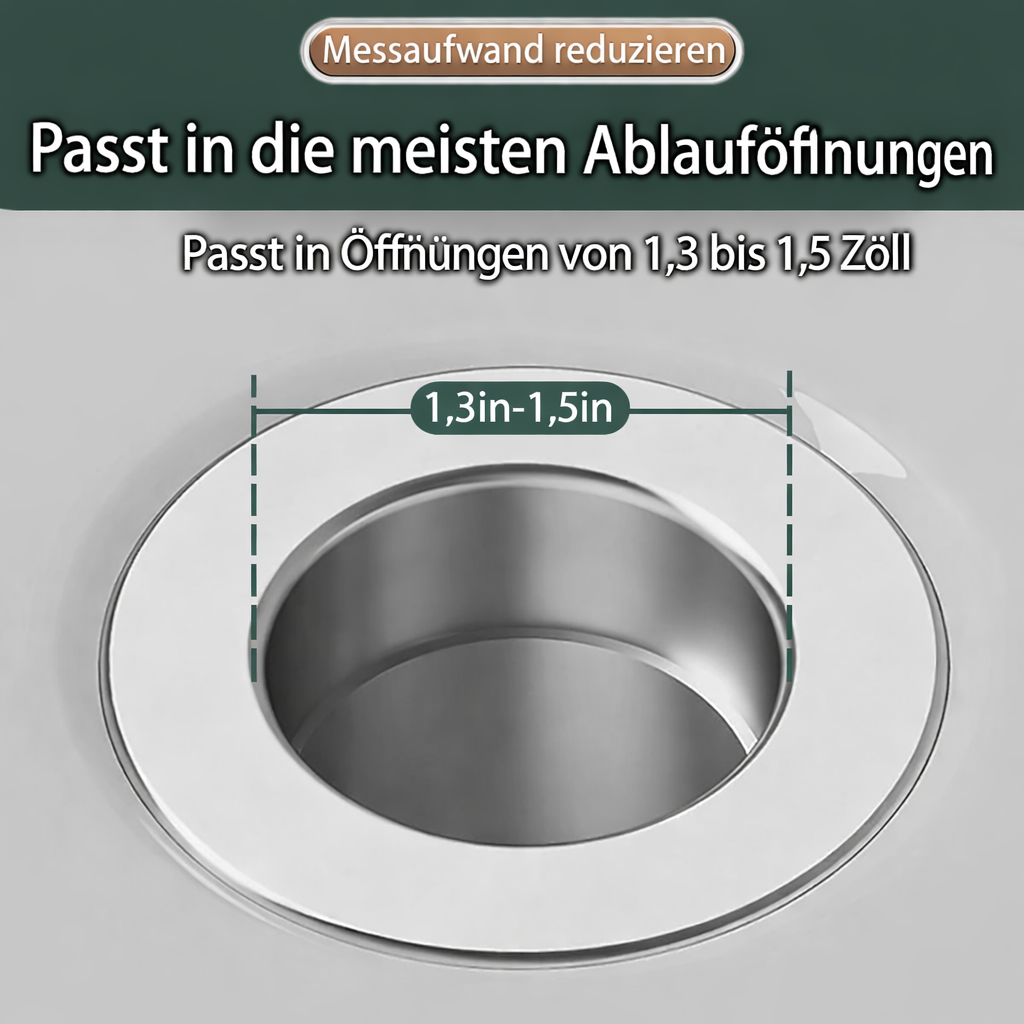 Spülbecken drainageverschluss | Verstopfungsfreier Edelstahlfilter | FilterPro