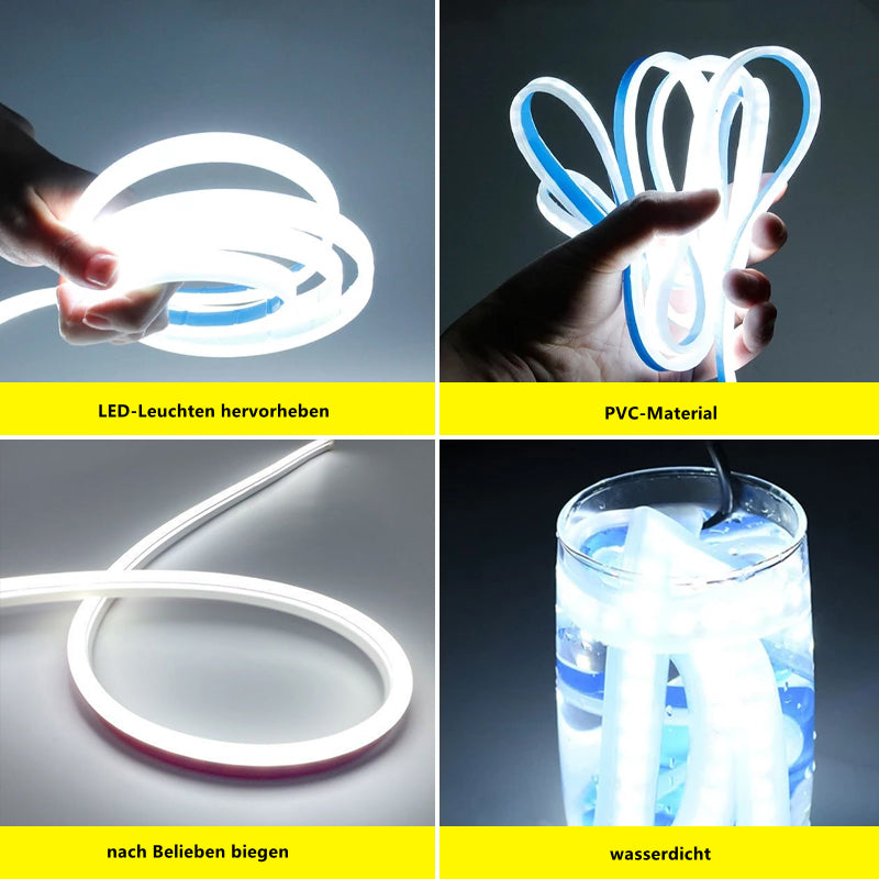 Streifen Licht | Auto Haubenleuchte | Flexibel und wasserdicht | GlowHood