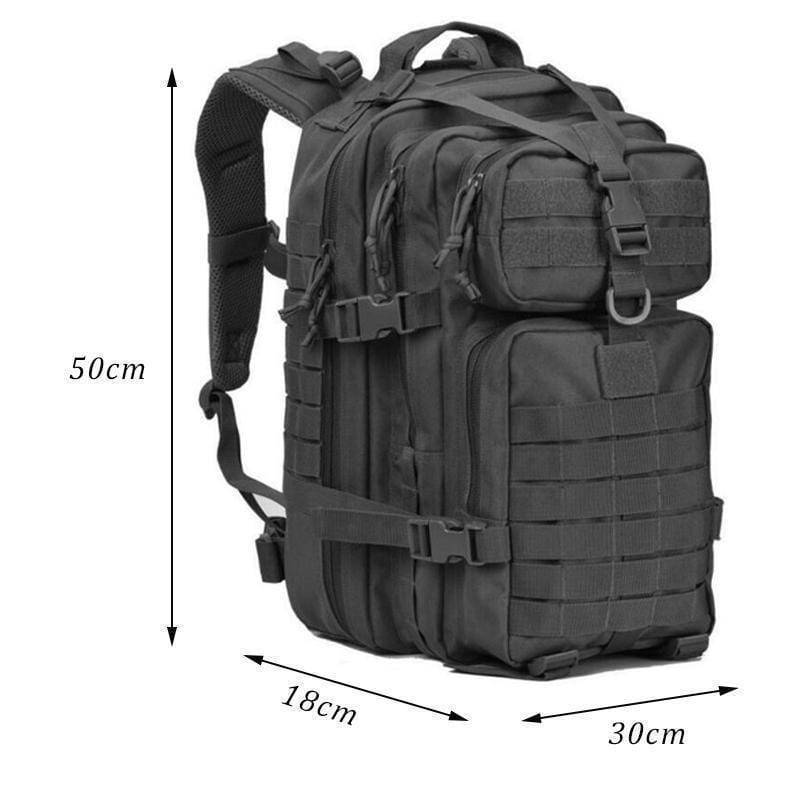 Taktischer Rucksack Molle-System 600D gepolstert mit Kompressionsriemen 4