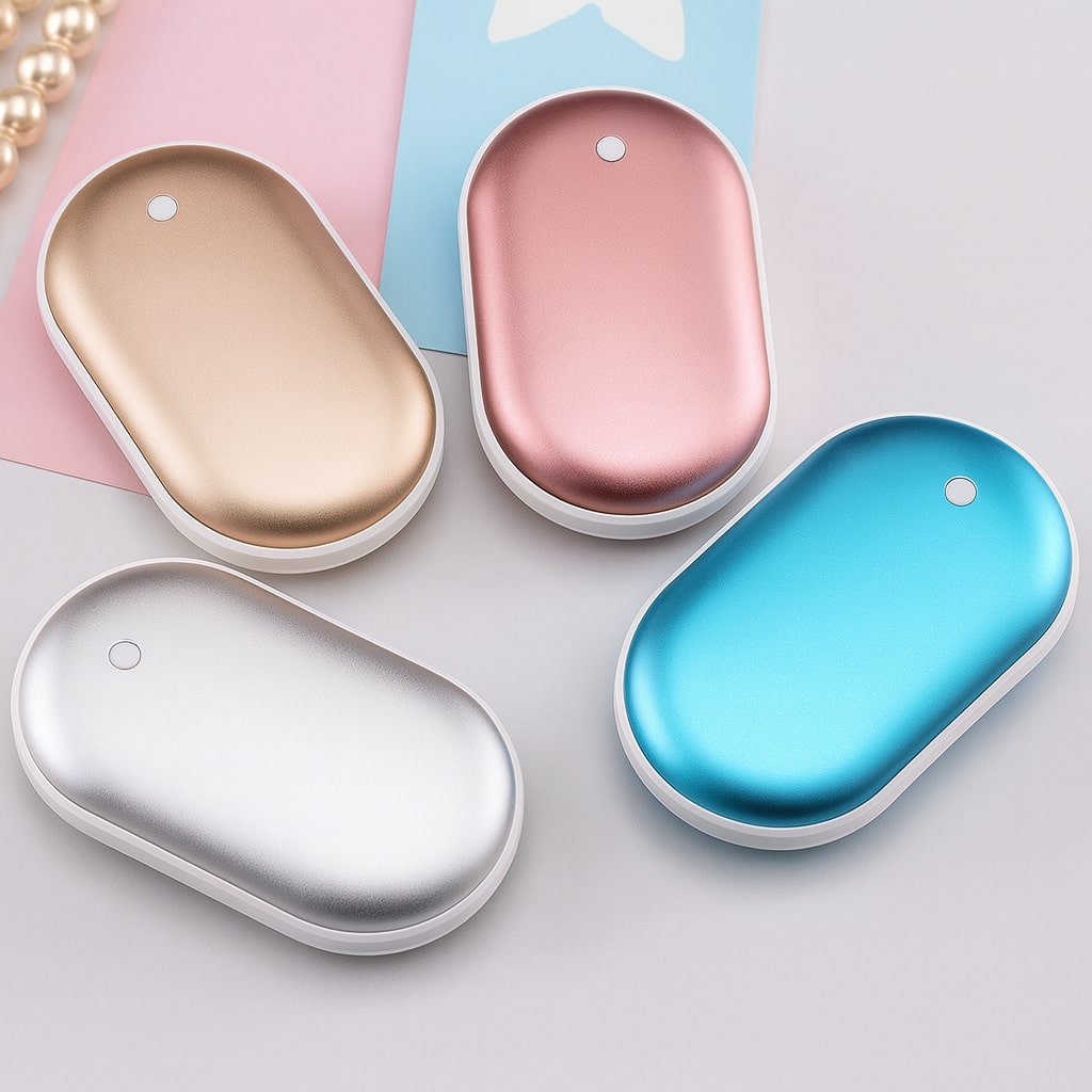 Taschenwärmer | Elektrischer Handwärmer mit Powerbank | 3 Heizstufen | HandHimmel