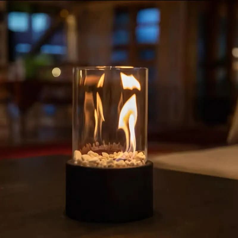 Tischkamin indoor | Tischfeuer mit echtem Flammenspiel | Rauchfrei für Innen und Außen | CosyFlame