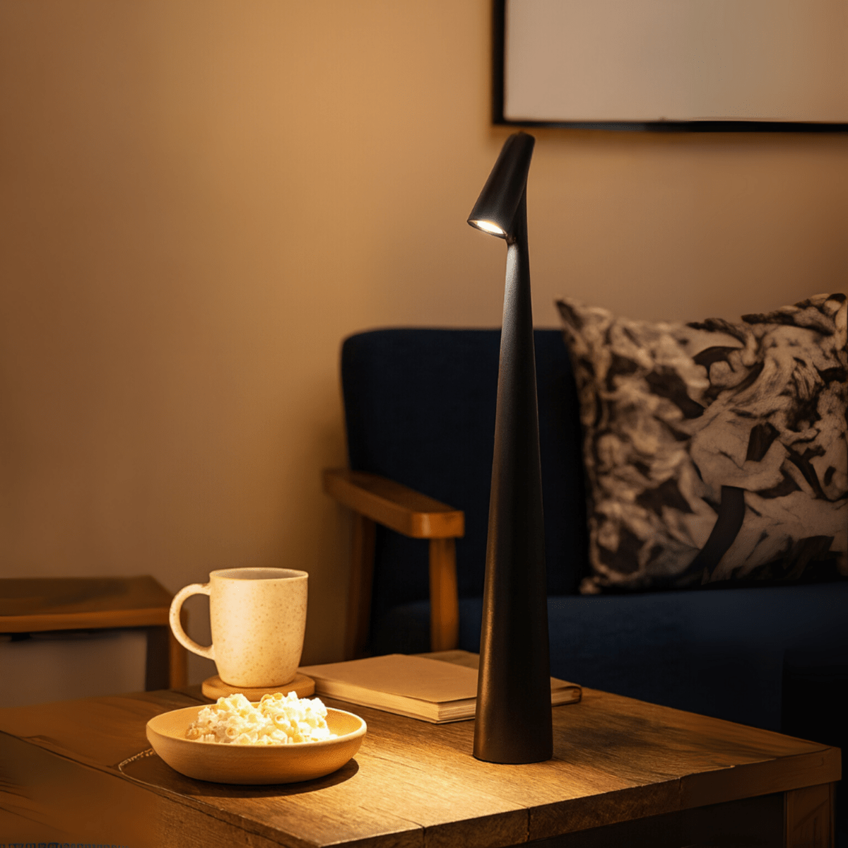 Tischlampe kabellos | Dimmbar | LED Warmweiß | GlowPort