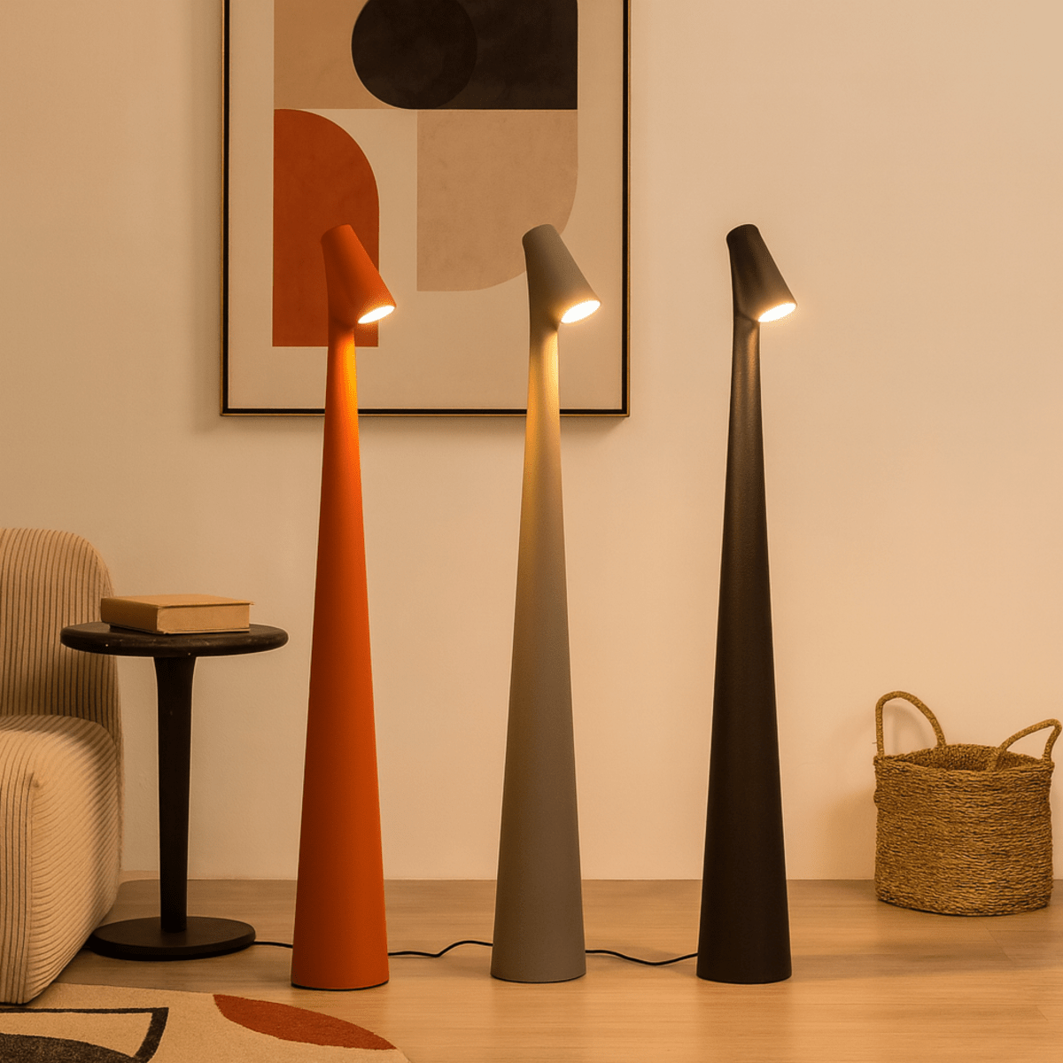 Tischlampe kabellos | Dimmbar | LED Warmweiß | GlowPort