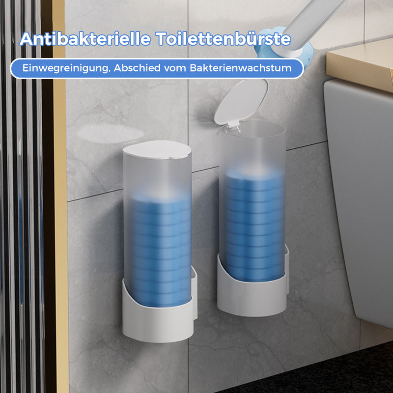 Toilettenbürste Einweg | Antibakteriell | Hygienische Schwammköpfe | CleanClick