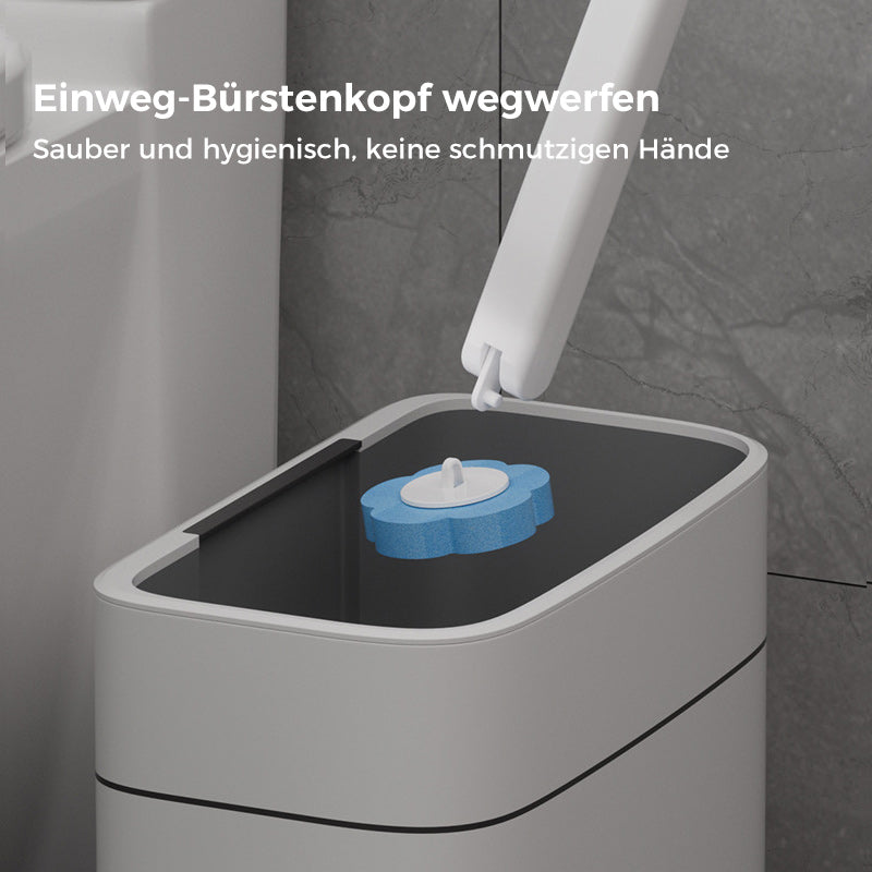 Toilettenbürste Einweg | Antibakteriell | Hygienische Schwammköpfe | CleanClick