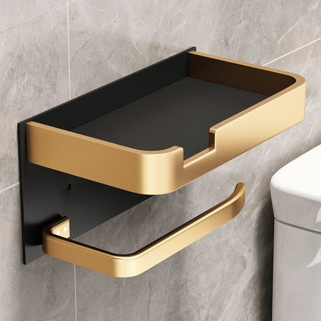 Toilettenpapierhalter | Wandmontage | Metallhalter | BathLine