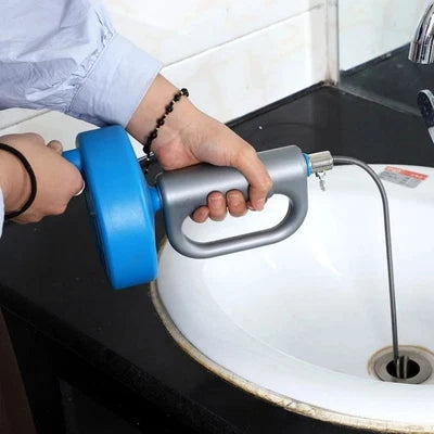 Rohrreinigungswerkzeug | Für Waschbecken | Abflussreiniger aus Kohlenstoffstahl | PipeClear