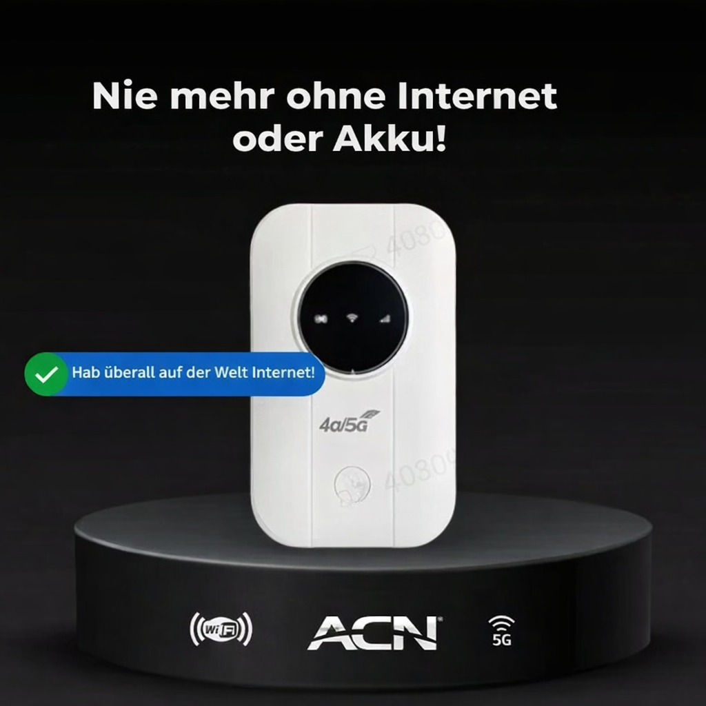 Tragbarer 4G LTE Mini Router| 150 Mbit/s schneller WLAN-Hotspot | UltraLink