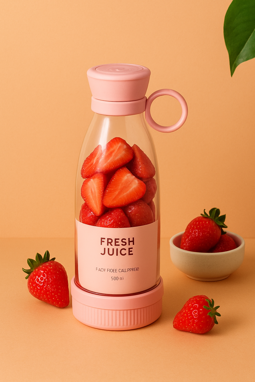 Tragbarer Mini Mixer | USB Smoothie Maker To Go | Kabelloser Entsafter für Smoothies & Shakes | Blendio