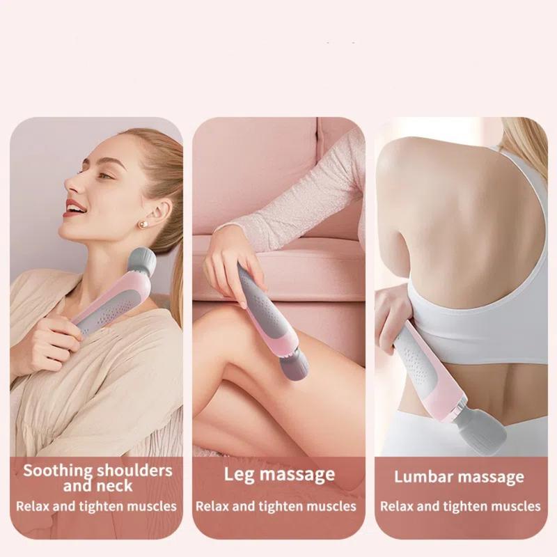 Tragbares elektrisches Massagegerät | 5 Intensitäten | Kabellos, USB-Aufladbar | RelaxPulse