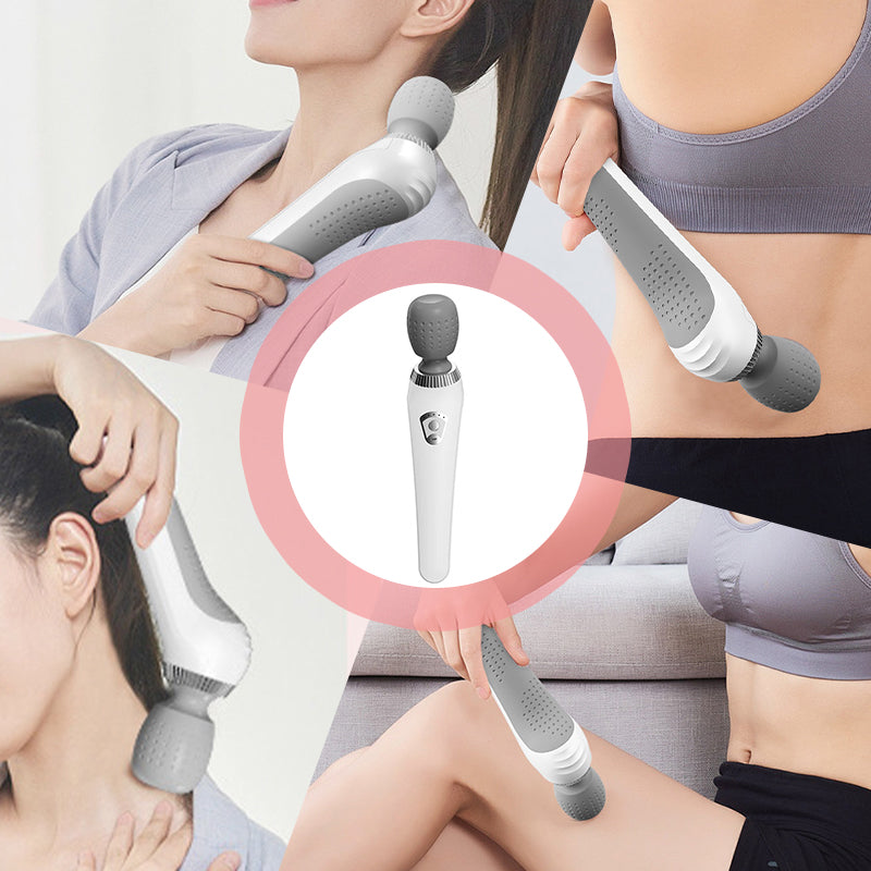 Tragbares elektrisches Massagegerät | 5 Intensitäten | Kabellos, USB-Aufladbar | RelaxPulse