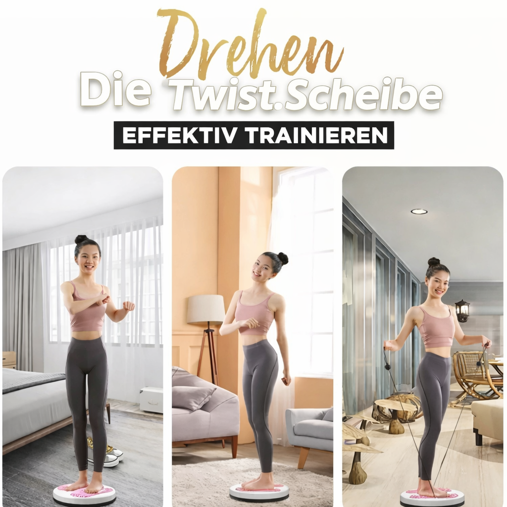 Twist Board | Bauch- & Hüfttraining | Fußmassage | Rutschfest | TwistFit