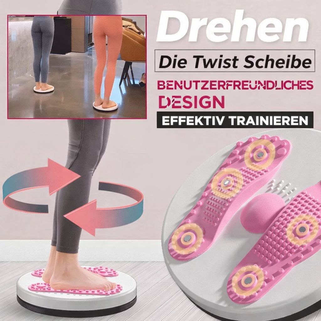 Twist Board | Bauch- & Hüfttraining | Fußmassage | Rutschfest | TwistFit