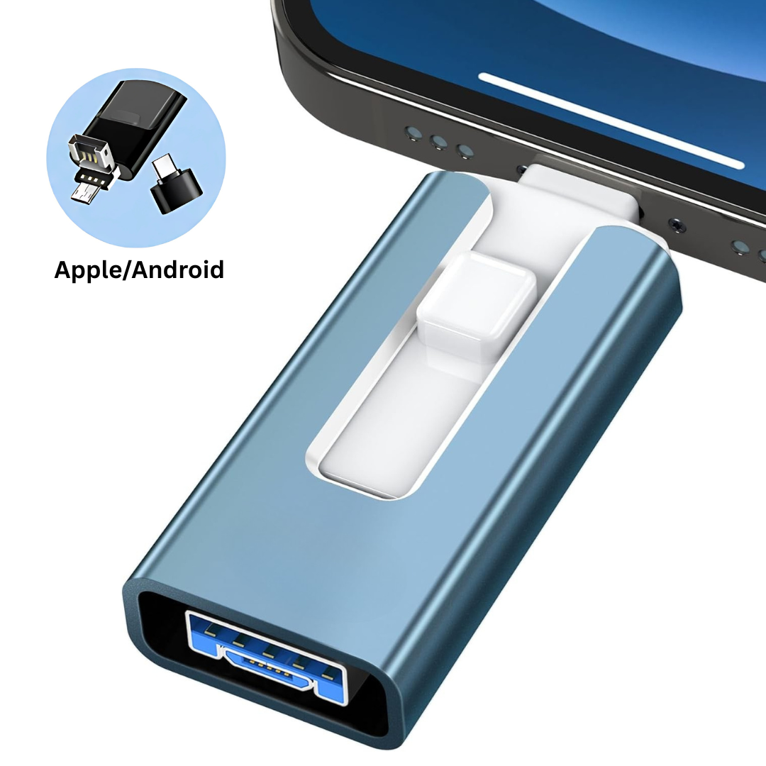 USB Stick | Extra Lagerraum | Multi Anschluss Datentransfer | SnapStick