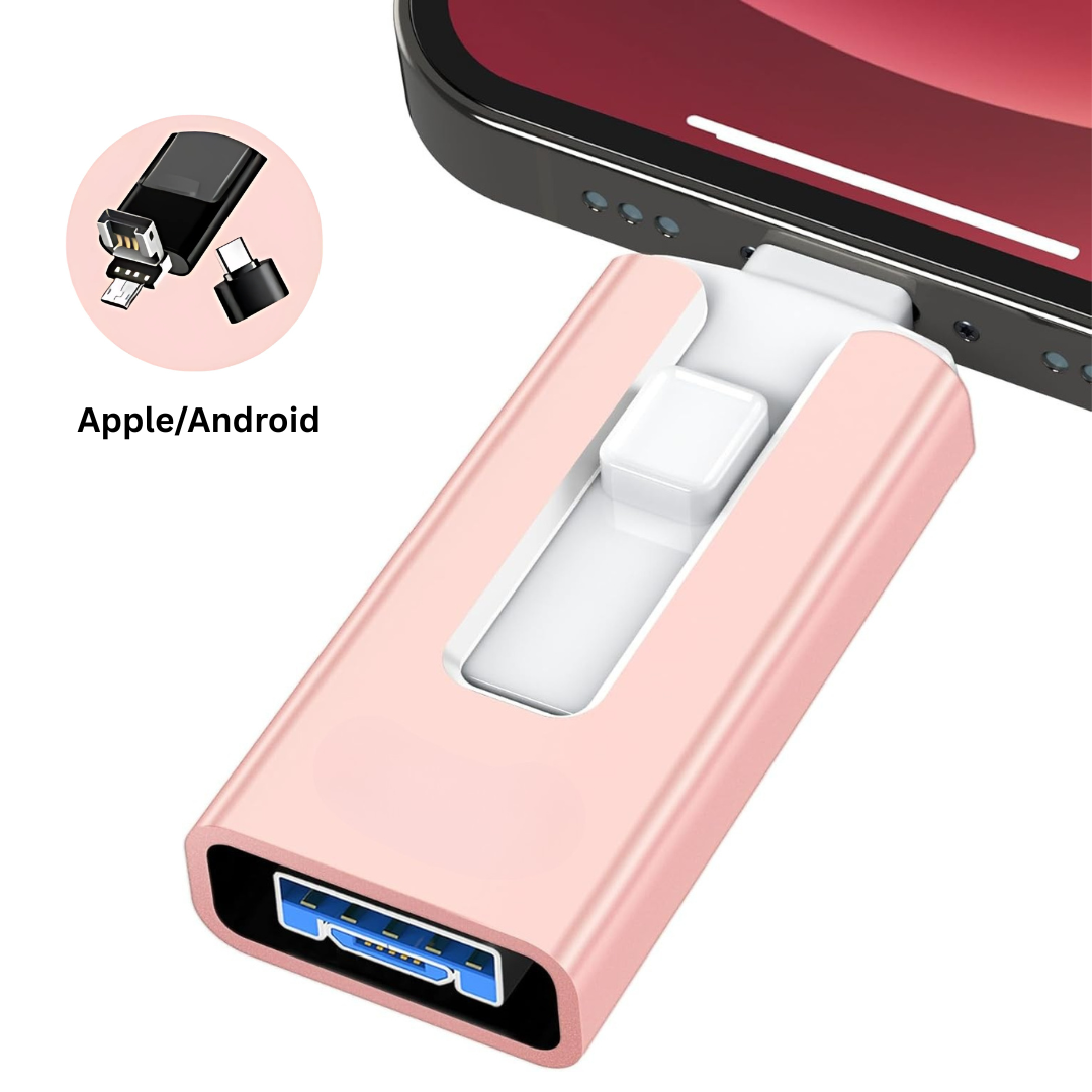 USB Stick | Extra Lagerraum | Multi Anschluss Datentransfer | SnapStick