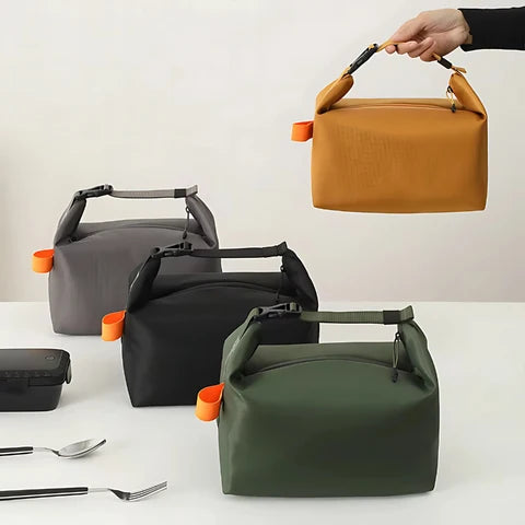 Faltbare und Isolierte Lunchtasche | mit Tragegriff | Hält Speisen Frisch | FreshCarry