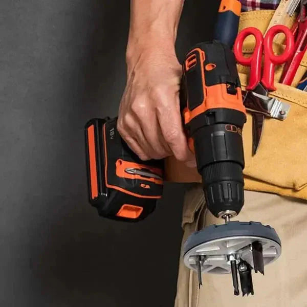 Verstellbarer Kreisschneider-Bohraufsatz | Verstellbarer Lochschneider | Saubere Schnitte | DrillForm