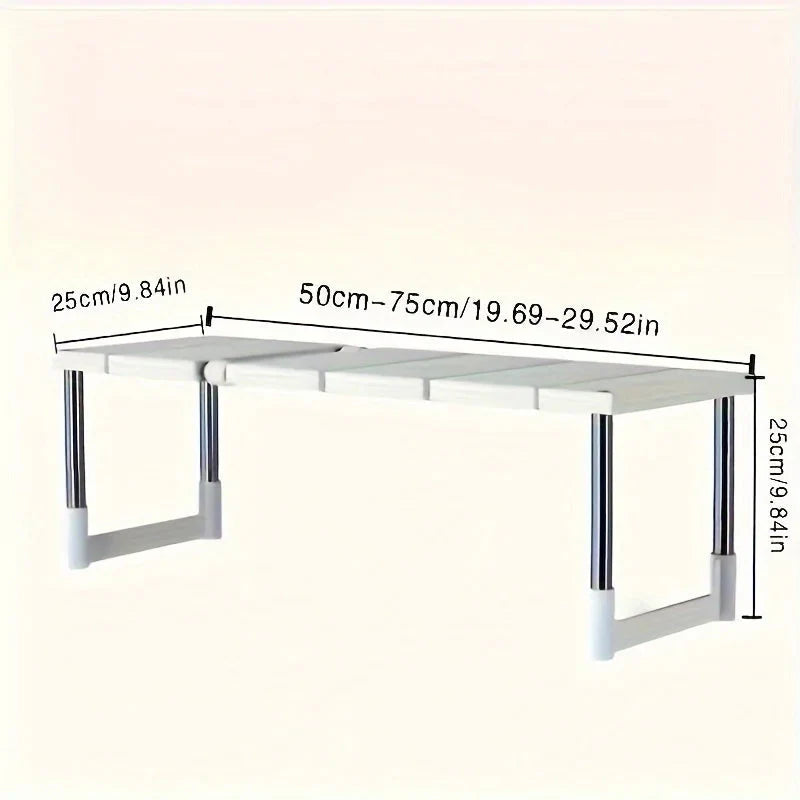 Verstellbares Unterschrank-Regal | Breite flexibel einstellbar | Schnell zu Installieren | SinkSmart