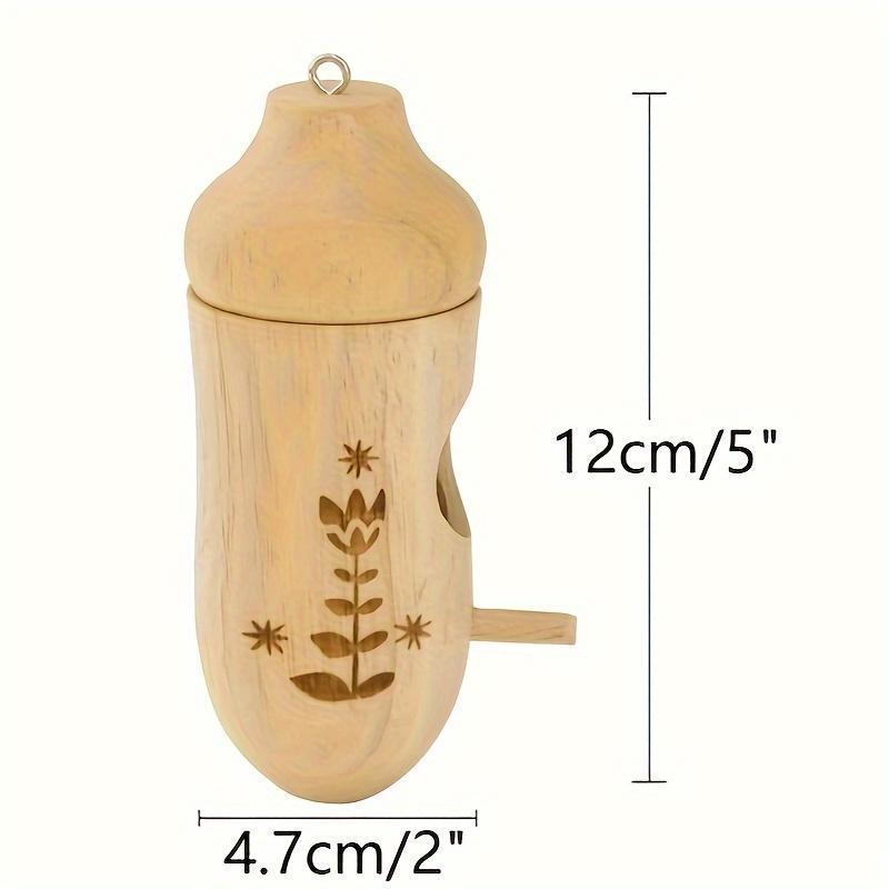 Vogelhaus Holz Hängend 3er-Set | Eingravierte Motive | Nisthaus Garten | BirchHaven